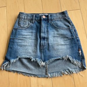 One Teaspoon Jean Skirt